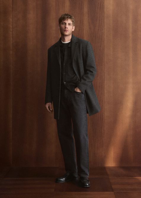 Mango – Elegante Jacke in Dunkelgrau - view 1