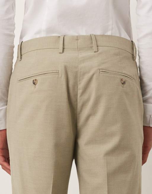 Mango - Elegante slim-fit broek van co-ord set in zacht groen, 5 van 5