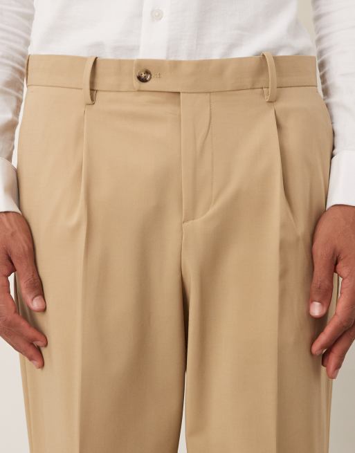 Mango – Elegante Slim-Fit-Hose in Beige, Kombiteil, 4 von 5