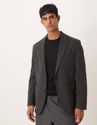 Eleganter Blazer in Grau Grau 52