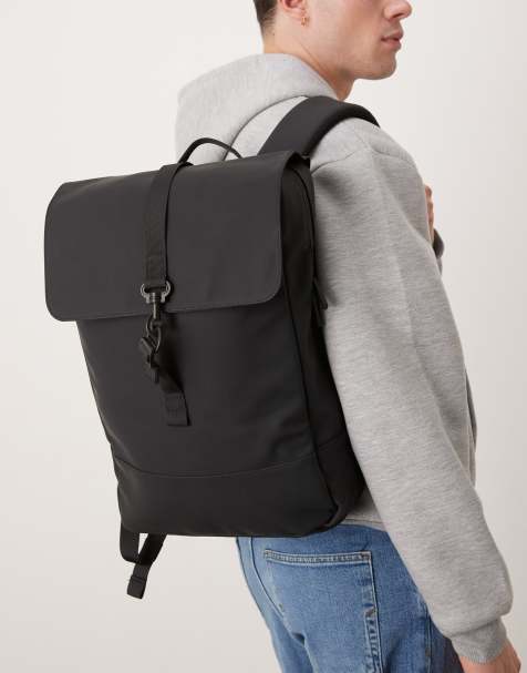 Mango – Eleganter schwarzer Rucksack in kompaktem Design - view 1