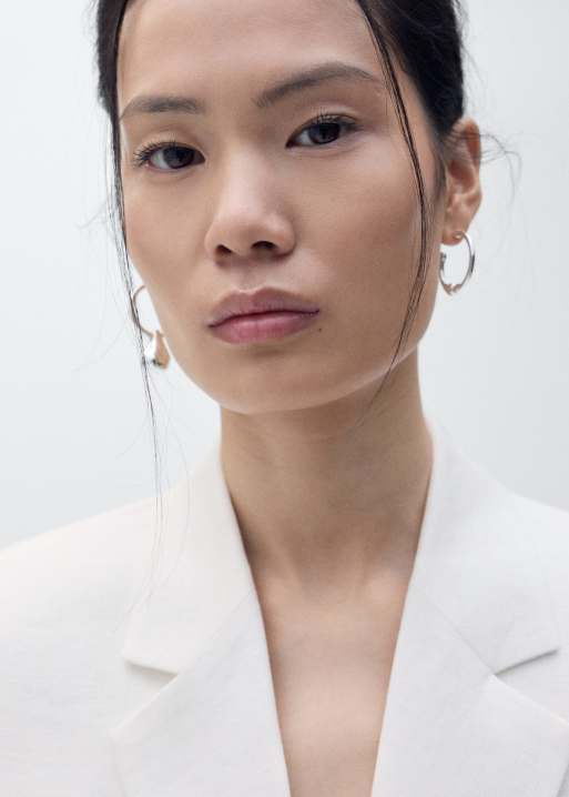 Mango - Elfenbenshvid skræddersyet habitvest - Del af sæt , 3 af 4