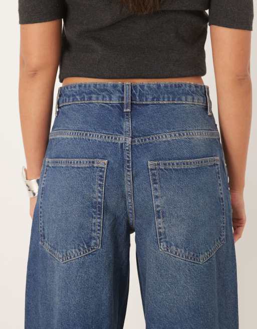 Mango - Elina - Blå jeans med lige ben og udsmykninger i 100% bomuld, 5 af 5