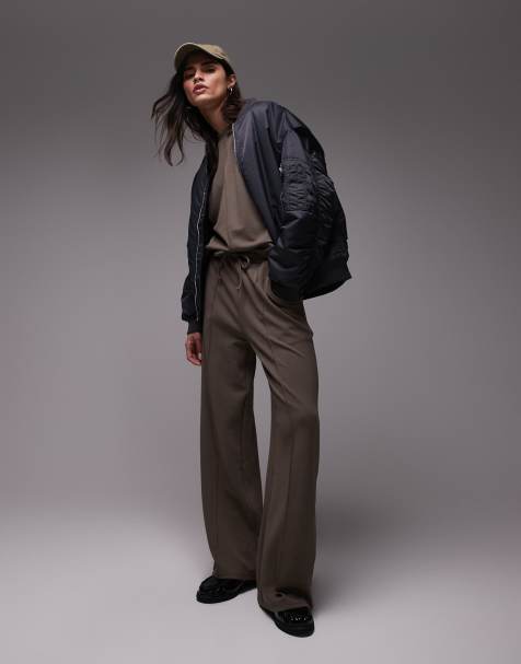 Mango - Ensemble avec sweat à couture sur le devant - Marron clair - view 1