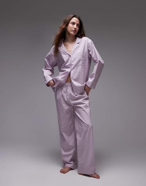 Mango - Ensemble de pyjama en coton - Rose - view 1