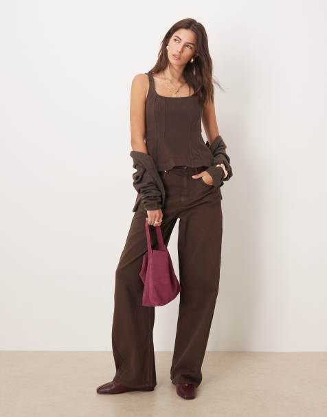 Mango - Ensemble en coton - Marron - view 1