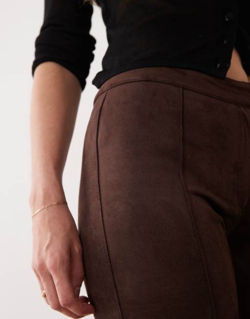 Mango ensemble pantalon ajusté marron, 4 de 5