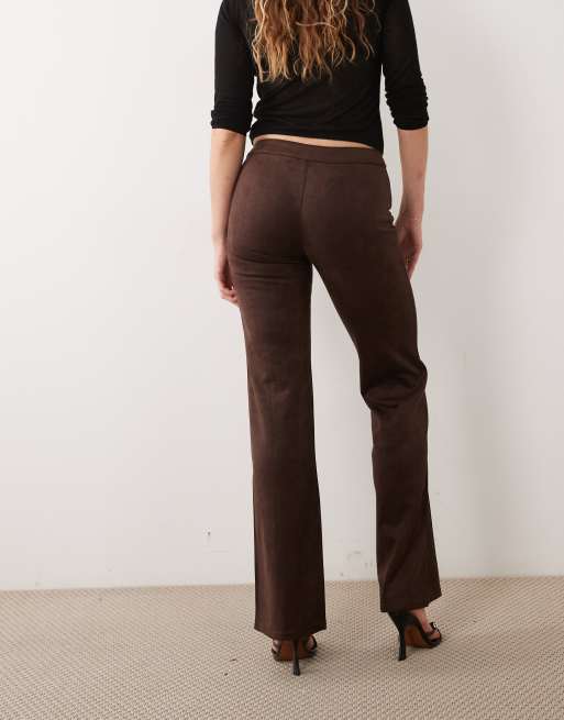 Mango ensemble pantalon ajusté marron, 5 de 5