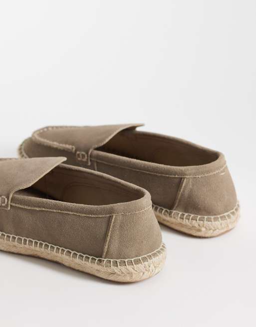Mango - Espadrilles in vera pelle color pietra, 2 di 4