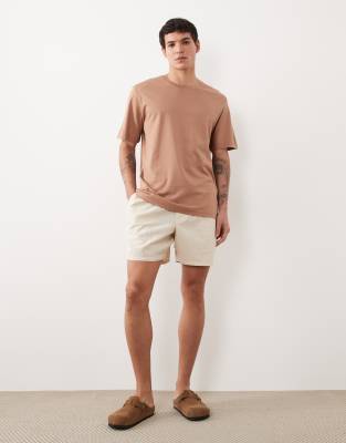 Mango Essentials 100% Cotton Regular Fit T-shirt In Orange