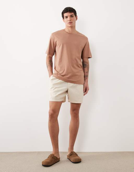 Mango essentials 100% cotton regular fit t-shirt in salmon, 2 of 5