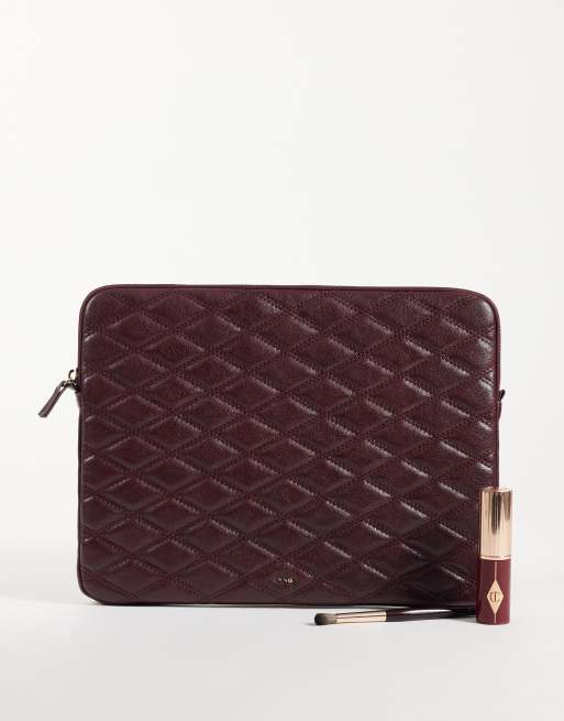 Mango etui na laptopa w kolorze bordowym, 2 z 4
