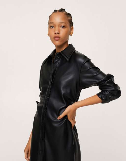 Mango 2025 leather dress