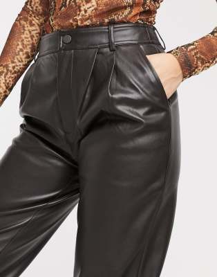 chocolate leather pants