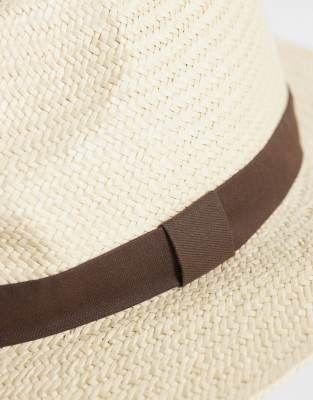 Mango Fedora In Brown