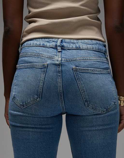 Mango - Fiona - Jean droit en denim de coton avec ourlet effiloché - Bleu clair, 5 de 5