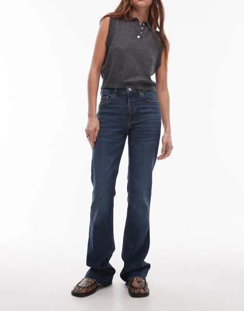 Mango - Fiona - Jeans blu medio con fondo grezzo - view 1