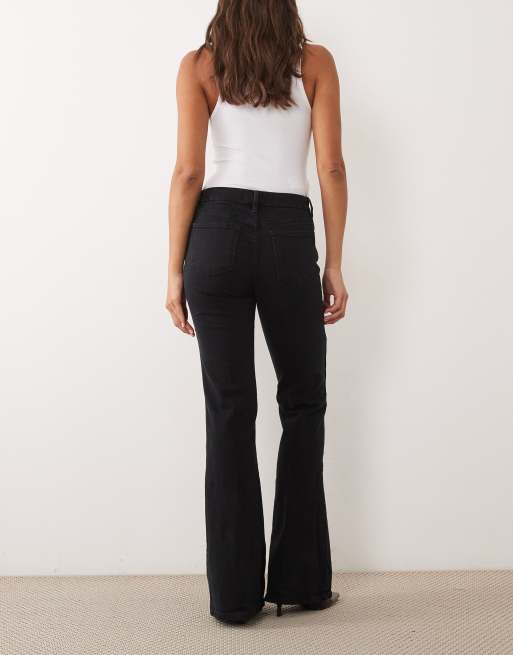 Mango flared jean in black, 2 of 5