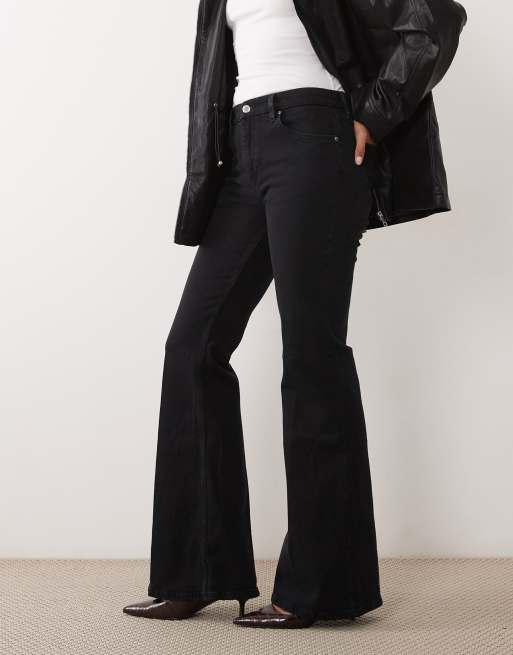Mango flared jean in black, 3 of 5