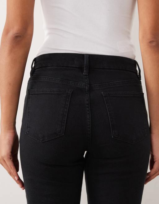 Mango flared jean in black, 4 of 5