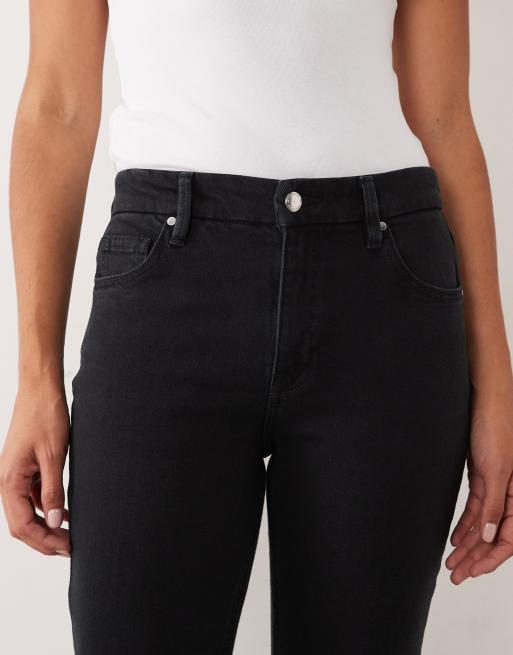 Mango flared jean in black, 5 of 5