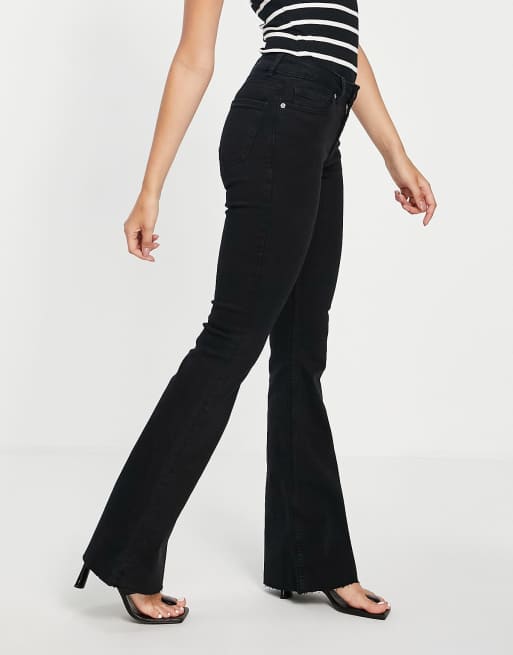 Mango flared in black | ASOS