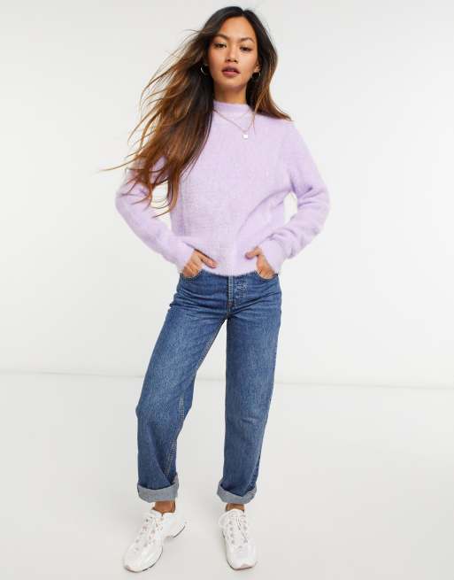 Mango 2025 purple jumper