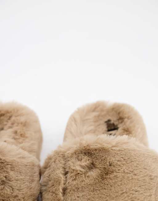 Mango best sale fur slippers