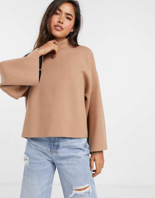 Mango funnel neck on sale sweater