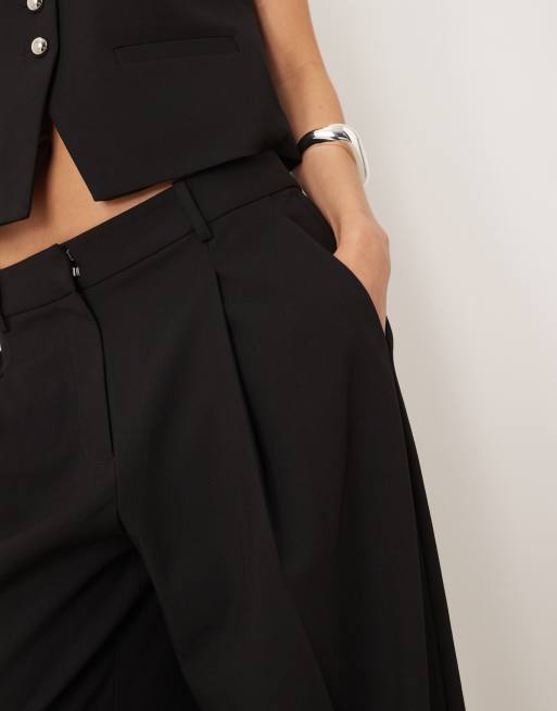 Mango – Gabo – Elegante Hose mit Relaxed-Fit in Schwarz- Kombiteil, 3 von 5