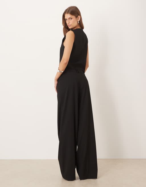 Mango Gabo tailored relaxed pants in black - part of a set, 4 of 5