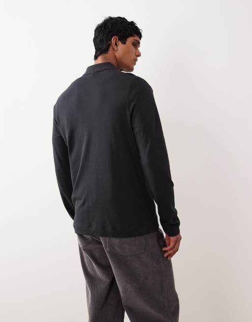 Mango - Gebreide polotop van 100% katoen in marineblauw, 4 van 5