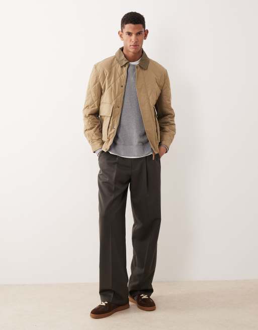 Mango - Gewatteerd bomberjack in beige, 2 van 5