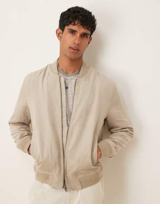 Mango - Giacca bomber color pietra - view 1