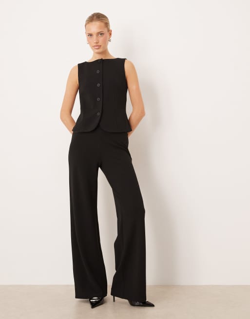 Mango - Gilet de tailleur d'ensemble habillé - Noir, 3 de 4