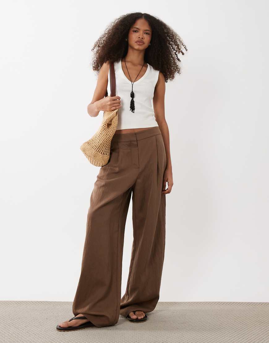 Girasol - Hose in Braun mit geradem Bein, Kombiteil Braun XS