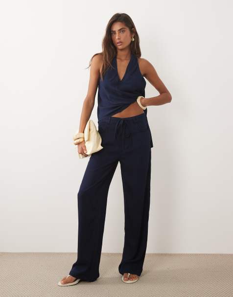 Mango – Giselle – Jeanshose in Indigoblau, Kombiteil - view 1