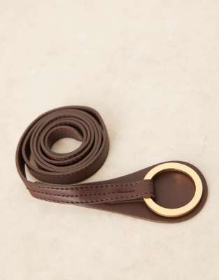 MANGO GOLD RING DETAIL BELT