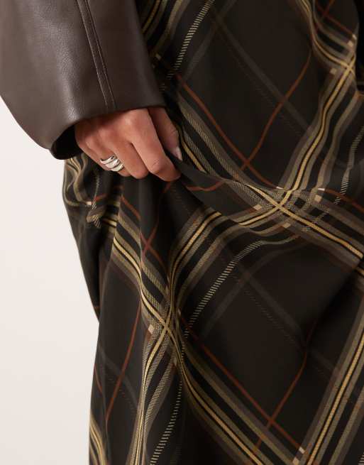 Mango - Gonna lunga nera con stampa, 3 di 5