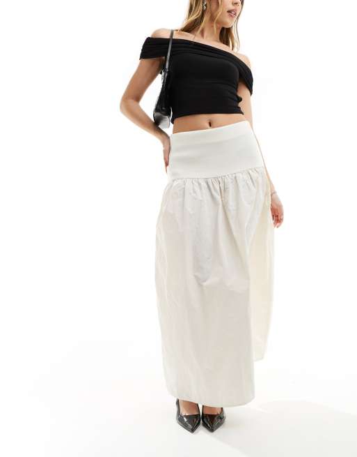 Gonna midi bianca outlet