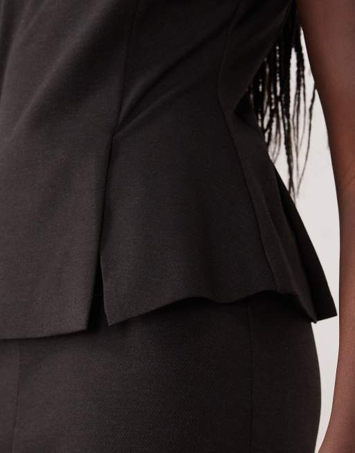 Mango – Grå, figursydd jumpsuit med ärmlös design, 2 av 4