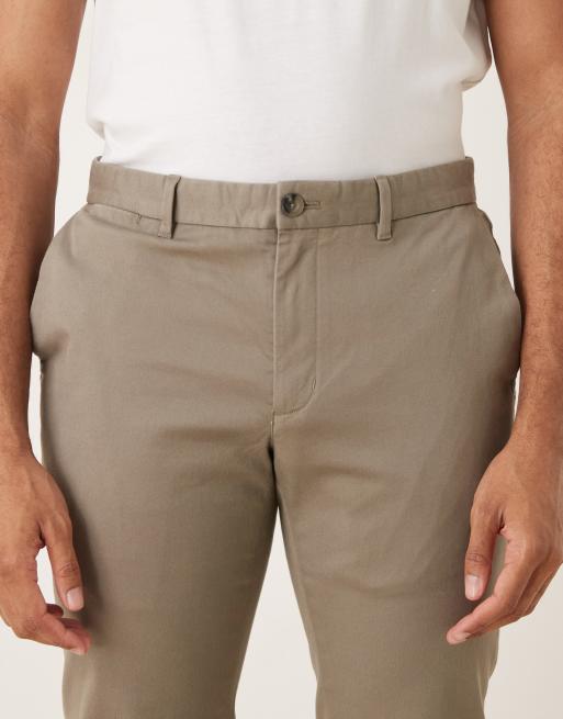 Mango - Grå slim fit-bukser i bomuld, 4 af 5