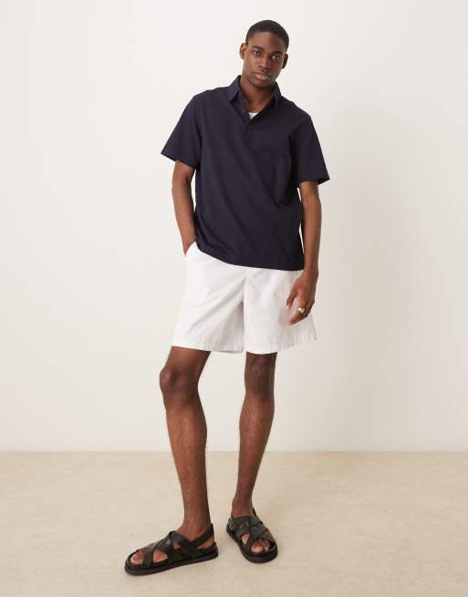 Mango – Granatowa fakturowana koszulka polo, 2 z 4