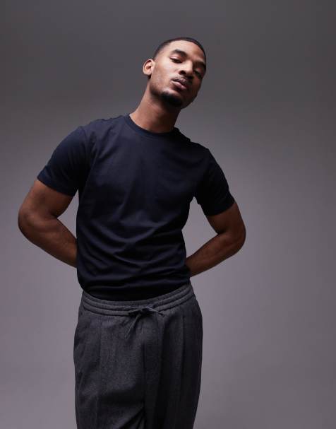 Mango – Granatowy T-shirt - view 1