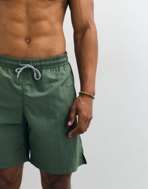 Mango – Gröna badshorts i boxerstil, 3 av 5
