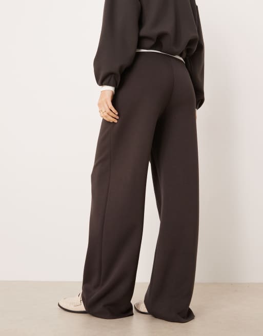 Mango Guesi straight sweatpants in chocolate - part of a set, 4 of 5