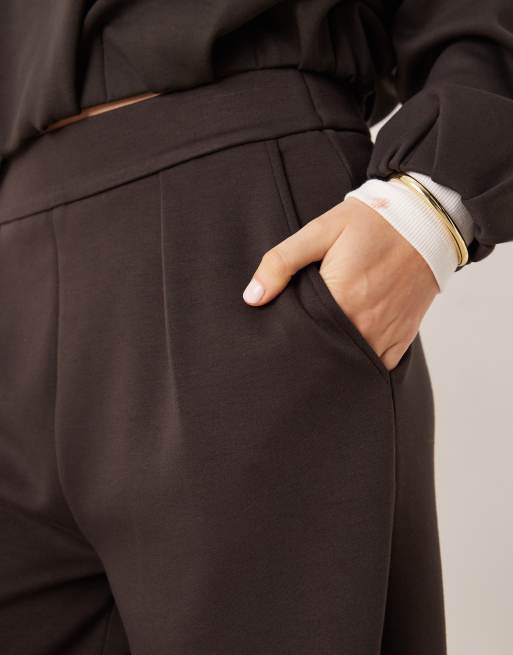 Mango Guesi straight sweatpants in chocolate - part of a set, 5 of 5