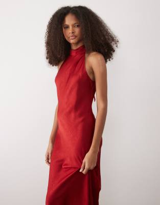mango fitted satin dress Mango Women's Fitted Satin Dress