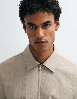 Mango Harrington Jacket In Multi