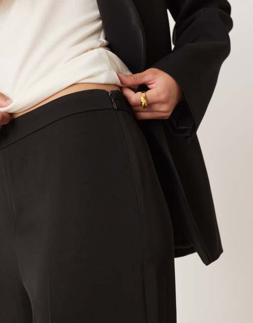 Mango Harry tailored flared trouser co-ord in black, 5 of 5